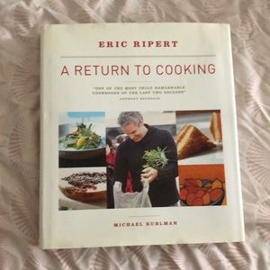 Autographed A Return to Cooking cookbook by Eric Ripert